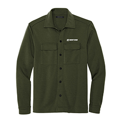 MERCER+METTLE DOUBLE KNIT SNAP FRONT JACKET