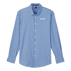 Devon & Jones Men's Gingham Dress Shirt