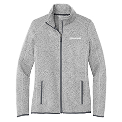 PORT AUTHORITY LADIES SWEATER FLEECE JACKET